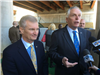 Transportation Secretary Layne and Governor McAuliffe